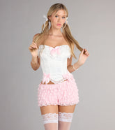 Little Bo Peep Satin Corset Top